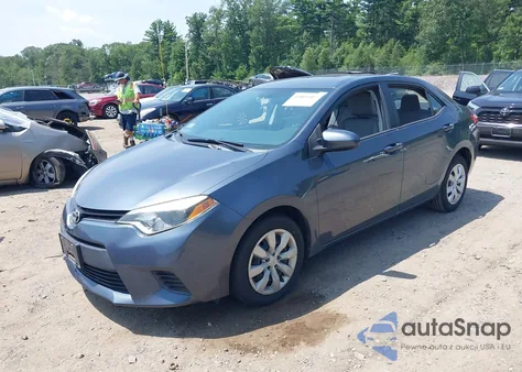 2014 Toyota Corolla Le из США, поврежденный, VIN 2T1BURHE3EC149050